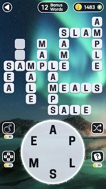 Word Swipe Crossword Puzzle screenshots