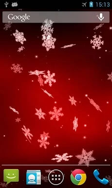 Snowflake 3D Live Wallpaper screenshots