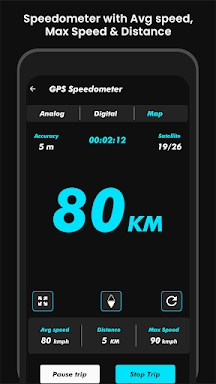 GPS Speedometer & Odometer screenshots