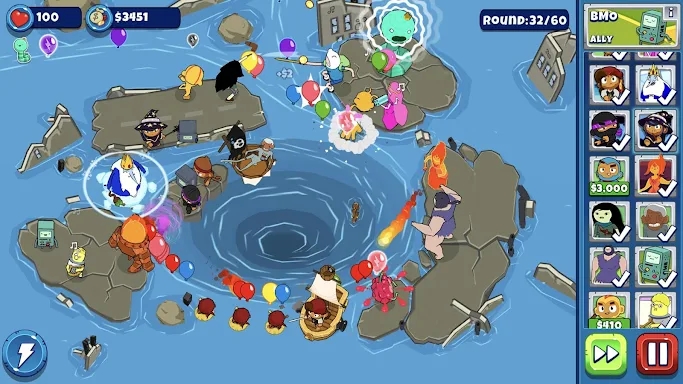 Bloons Adventure Time TD screenshots