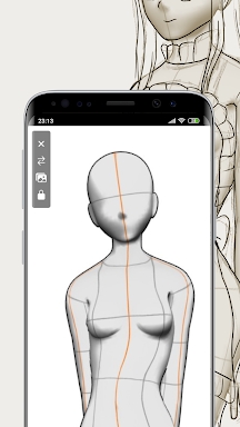 SketchPoses (reference poses for drawing) screenshots