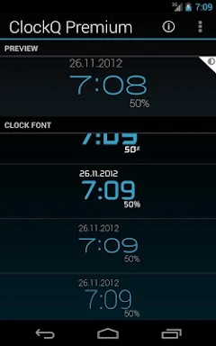 ClockQ - Digital Clock Widget screenshots