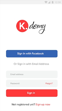 Kdemy - Template screenshots
