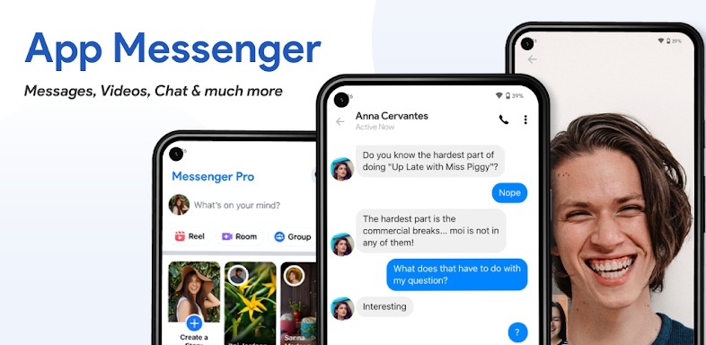 App Messenger -Messages, Video screenshots