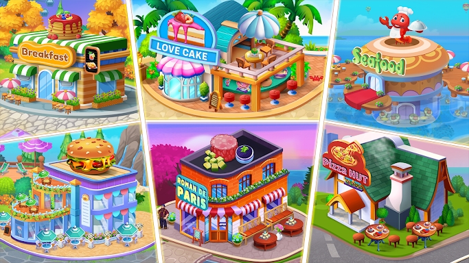 Food Voyage: Fun Cooking Games screenshots
