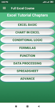 Full Excel Course (Offline) screenshots
