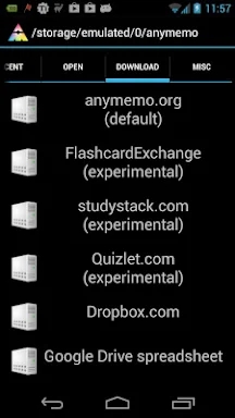 AnyMemo: Flash Card Study screenshots