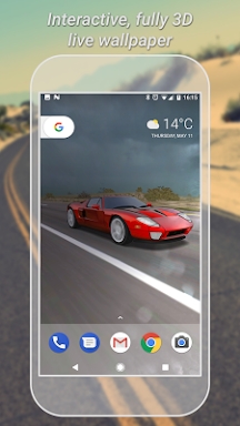 3D Car Live Wallpaper Lite screenshots