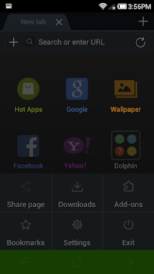 Night Mode For Dolphin Browser screenshots