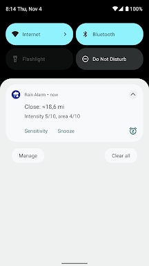 Rain Alarm screenshots
