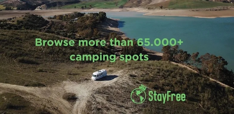 StayFree Vanlife Camping Sites screenshots