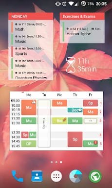 TimeTable++ Schedule screenshots