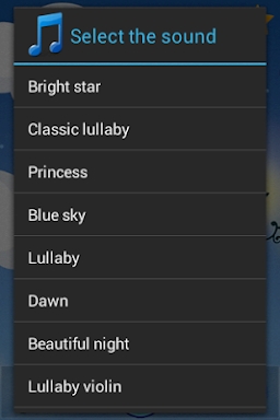 Lullaby - Sound to sleep screenshots
