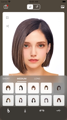 Hairstyle Try On: Bangs & Wigs screenshots