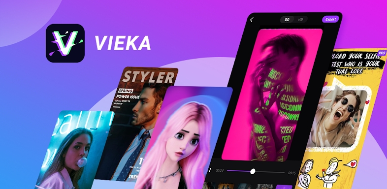 Vieka: Music Video Editor&Edit screenshots