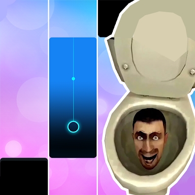 Toilet: Piano Tiles screenshots