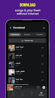 Anghami: Play music & Podcasts screenshots