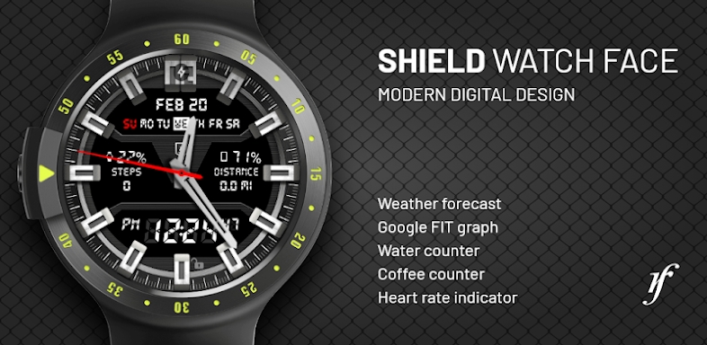 Shield Watch Face screenshots
