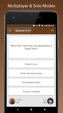 Fan Quiz for NFL screenshots
