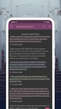 The Living Bible offline app screenshots