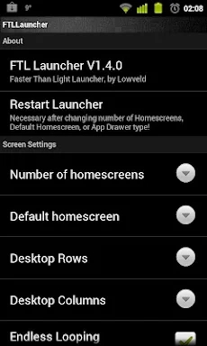 FTL Launcher Lite screenshots
