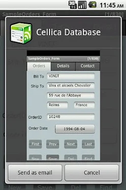 Cellica Database for MS Access screenshots