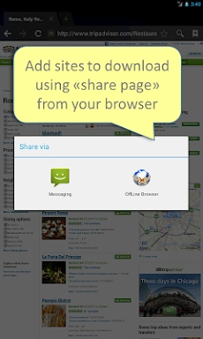 Offline Browser screenshots