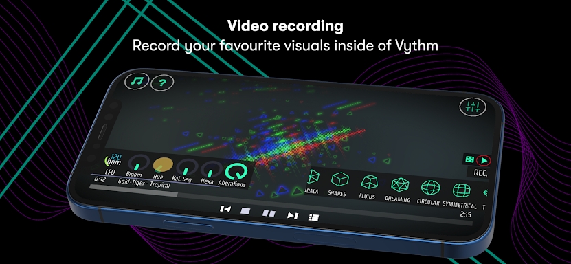 Vythm JR - Music Visualizer VJ screenshots