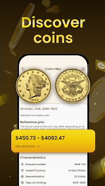 Coin Value Identify Coin Scan screenshots