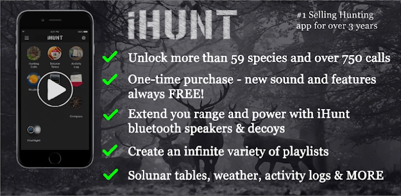 iHunt 750 - Hunting Calls screenshots