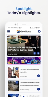 Geo News screenshots