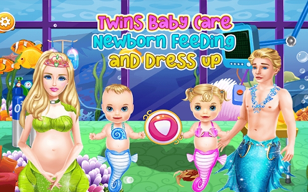 Twins Baby Newborn Dress up screenshots