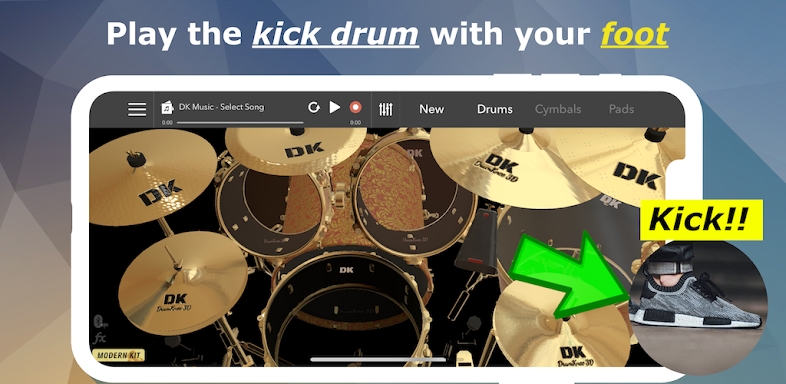 DrumKnee 3D Drums - Drum Set screenshots
