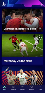 Champions League Official screenshots