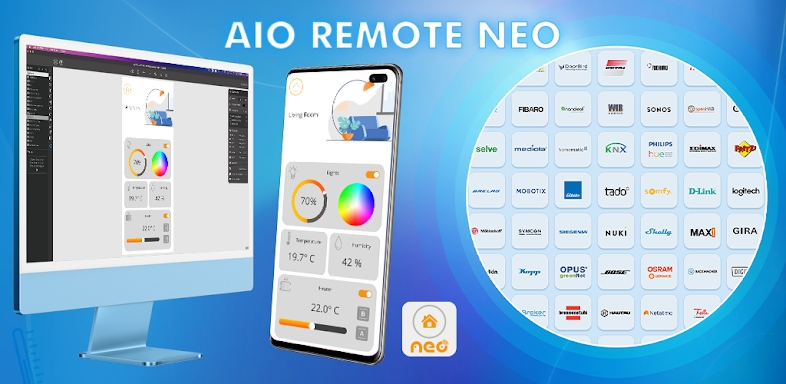 AIO REMOTE NEO - Smart Home screenshots