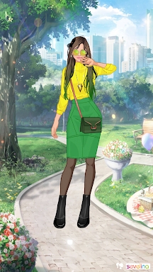 Spring dress up game screenshots