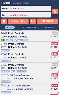 Trenit - find Trains in Italy screenshots