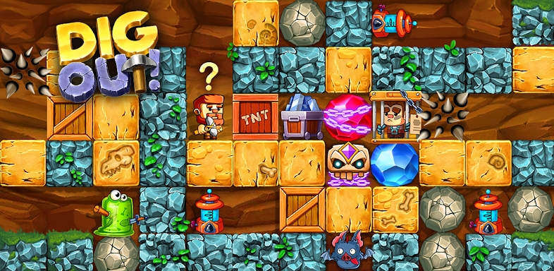 Dig out! Gold Mine Game screenshots