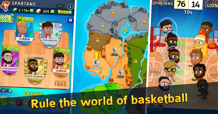 Idle Five Basketball tycoon screenshots