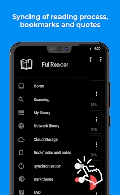 FullReader – e-book reader screenshots