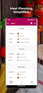 Plan Meals - Meal Planner screenshots