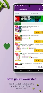 Ocado: supermarket shopping screenshots