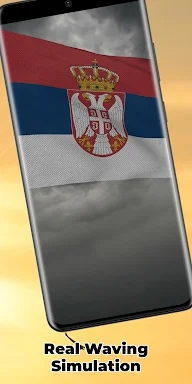 Serbia Flag Live Wallpaper screenshots
