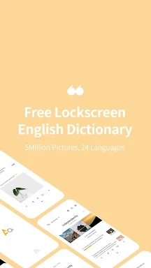 Lockscreen English Dictionary screenshots