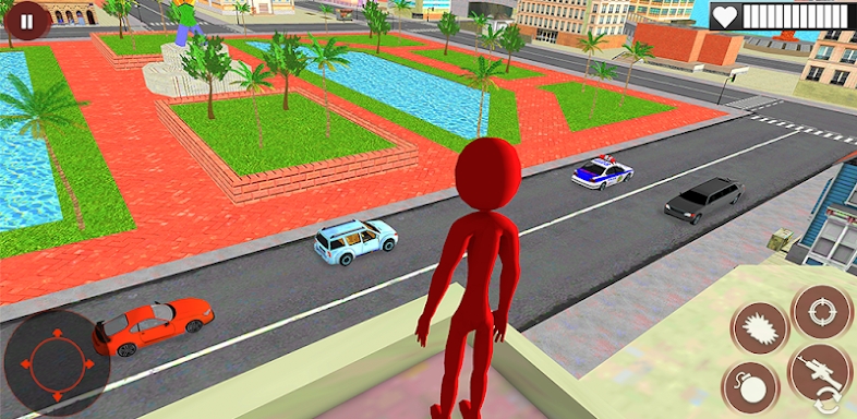 Stickman Monster Rope Hero: City Crime Simulator screenshots