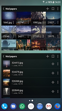 File Widget - home screen file screenshots