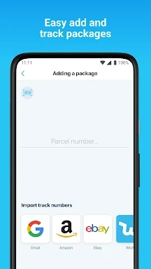 Package Tracker - pkge Mobile screenshots