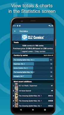 CLZ Comics - comic database screenshots