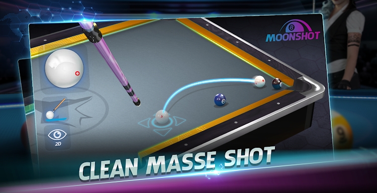 Billiards 3D: Moonshot 8 Ball screenshots