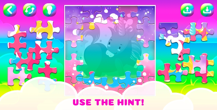 Unicorn Puzzles Game for Girls screenshots